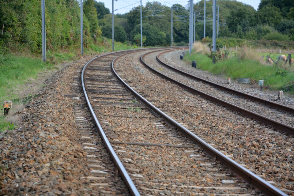 High speed train rails