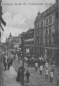 OF Frankf Ecke Kaiser Osten 1903 AK