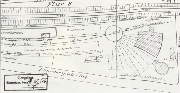 OF HBF Schienen 1914 Heft