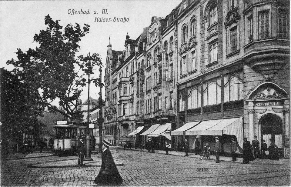 OF Kaiser Ecke Frankfurter Strasse nach Norden1914 1