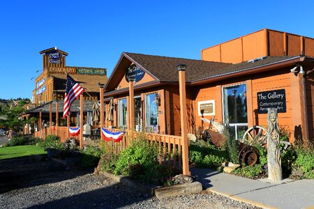 Country wooden architecture