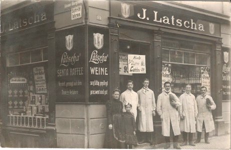OF Marktplatz Latscha 1910