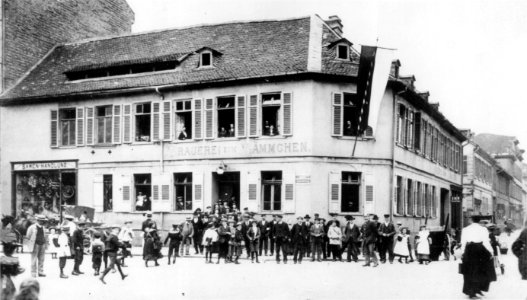 OF Markt Ecke BiebererstS 1905