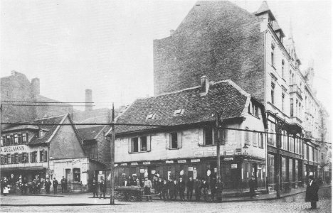OF Marktplatz Ecke Bieberer 1890