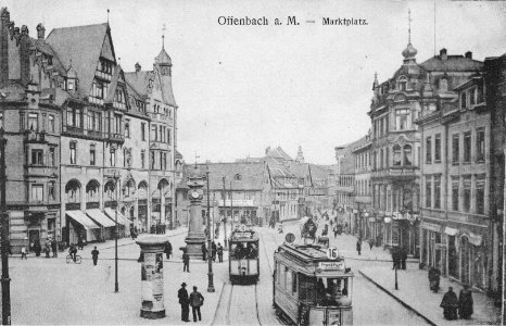 OF Marktplatz nach Norden 1908