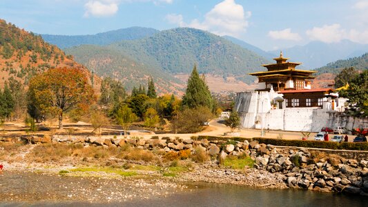 Buddhism religion landscape photo