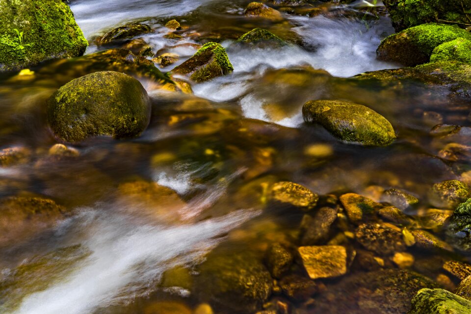 Landscape stones flow
