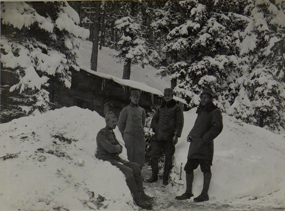 Off.Baracke d-Fs.Art.La Corte -1900 m Höhe.Cherzplateau. (BildID 15459653)