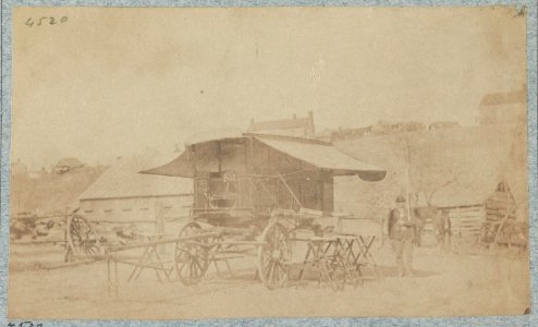 Office wagon of headquarters Department of the Cumberland LCCN2014646157
