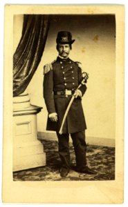 Officer David Hunter, full-length portrait in full military dress, standing, holding sword, facing front) - E. & H.T. Anthony (Firm), 501 Broadway, N.Y LCCN2005683062