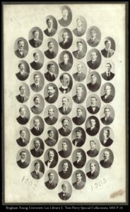 Officers & Aids Y.M.M.I.A. 1902 & 1903. (C.R. Savage Label)