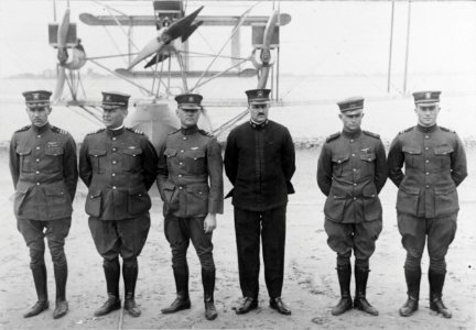 Officers and Men of Trans-Atlantic Flight photo