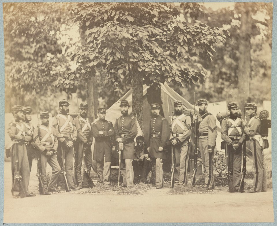 Officers and non-commissioned officers of Co. A, 8th New York State Militia, Arlington, Va., June, 1861 LCCN2013647768