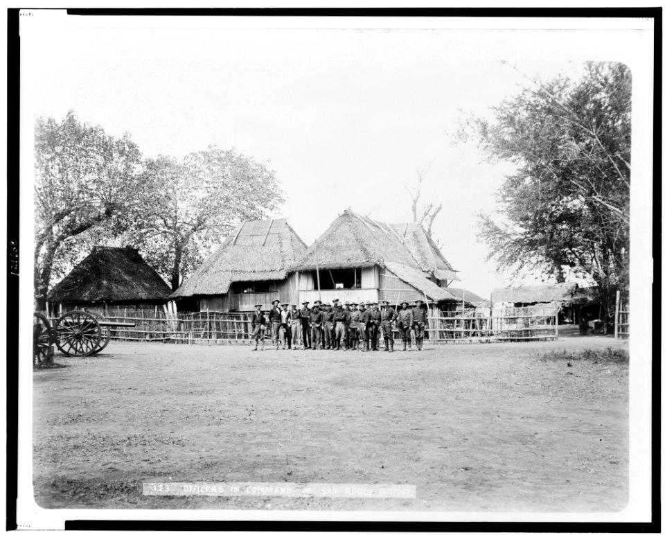 Officers in command of San Roque outpost LCCN98518584