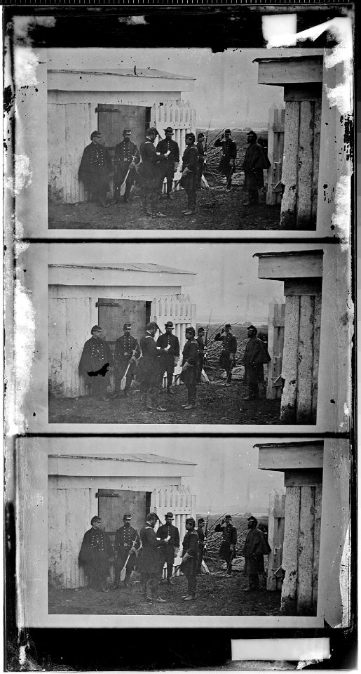 Officers of 1st Heavy Artillery, Fort Richardson, Va - NARA - 528263
