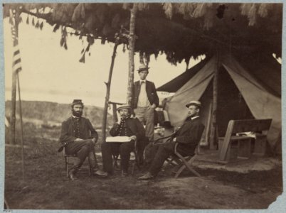 Officers of 5th U.S. Cavalry near Washington, D.C., June, 1865 LCCN2013647779