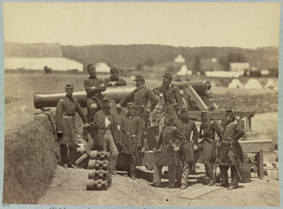 Officers of 69th New York State Militia, Fort Corcoran, Va LCCN2013647852