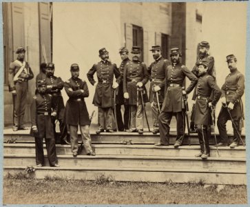 Officers of 8th New York State Militia, Arlington, Va., June, 1861 LCCN2013647764