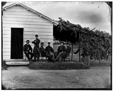 Officers of companies, F and K, 3d Regiment Massachusetts Artillery 03947v photo