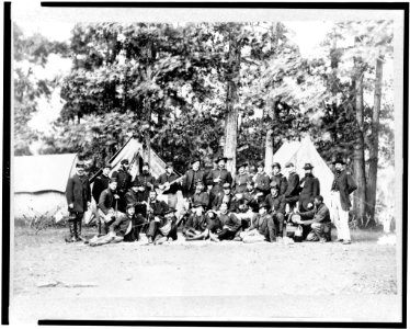 Officers of horse artillery brigade, near Culpeper, Va., September, 1863 LCCN95512596