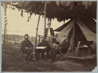 Officers of 5th U.S. Cavalry near Washington, D.C., June, 1865 LCCN2013647779 photo