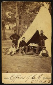 Officers of Co. G. R.I.V. - Brady, Washington. LCCN2010647922