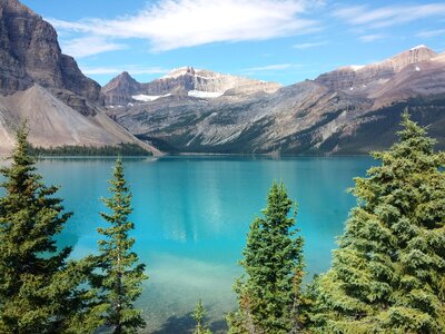 Banff lake canada photo