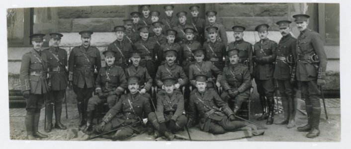 Officers of the Nova Scotia 25th Battalion (HS85-10-29971) original photo