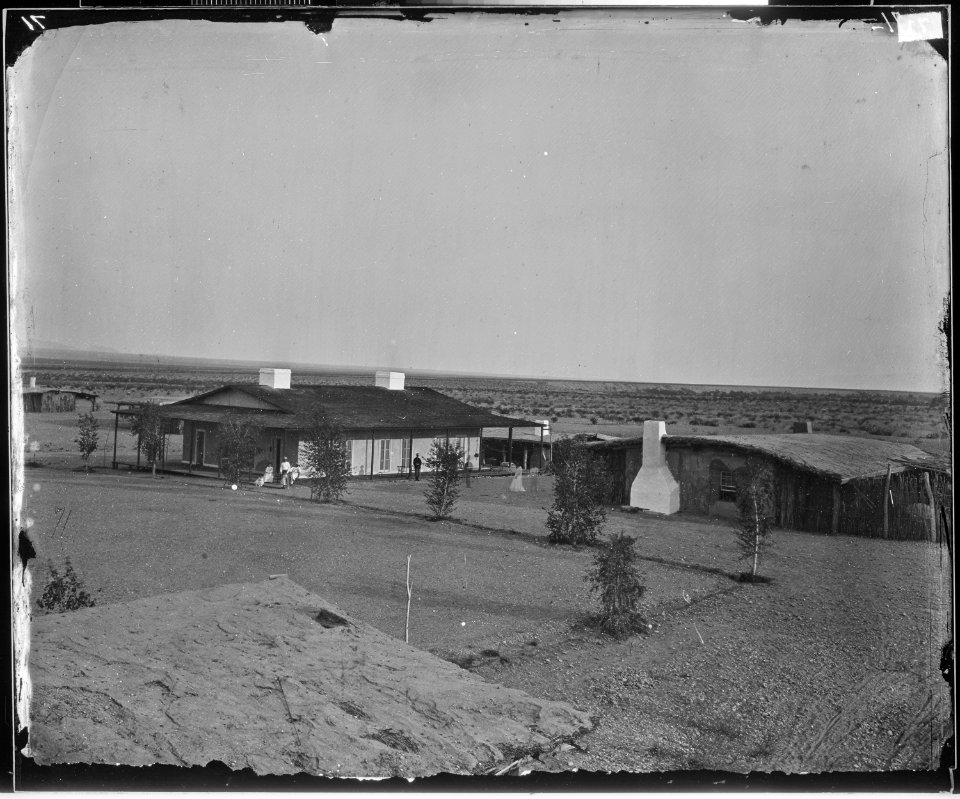 OFFICERS' QUARTERS, CAMP MOHAVE, ARIZONA - NARA - 524174