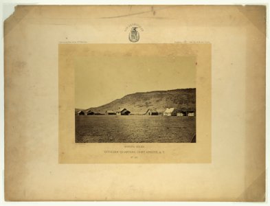 Officers' quarters, Camp Apache, A. T. - T. H. O'Sullivan, phot. LCCN2008680440