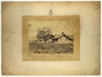 Officers' quarters, Camp Halleck, Nev. - T. H. O'Sullivan, phot. LCCN2008680441