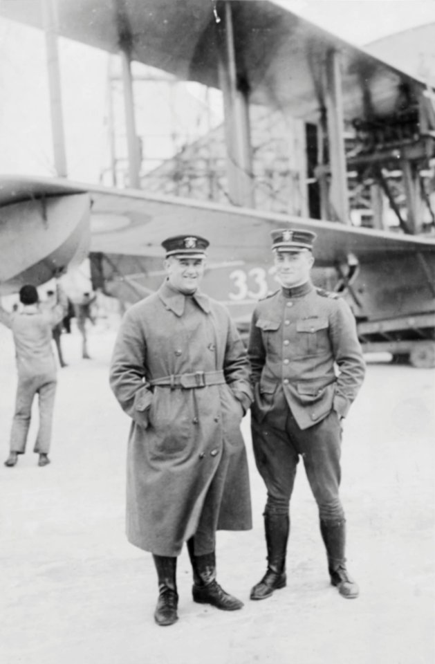 Officers with a Felixstowe F5L