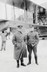 Officers with a Felixstowe F5L