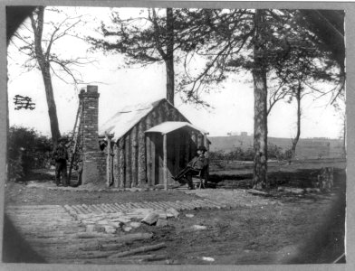 Officers' winter quarters, Army of Potomac, Brandy Station LCCN90708676
