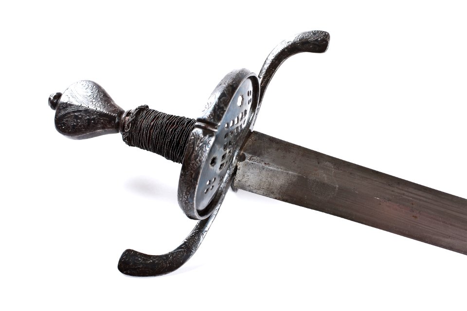 Officersvärja, svenskt armevapen, trolingen från cirka 1620-1640 - Skoklosters slott - 97158