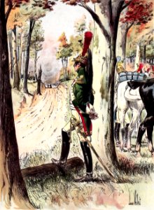 Officier supérieur des dragons de la Garde