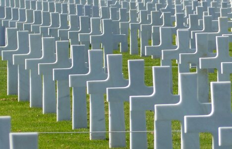 Normandy american cemetery falls photo