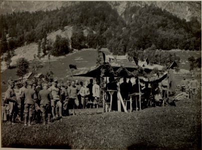 Offiziers Scheibenschiessen mit BAUMBACHHüTTE. Aufgenommen am 21. Juli 1916. (BildID 15478619)