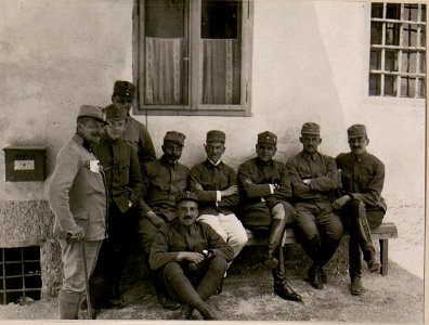 Offiziere des Gruppenkmdos.Erzh.Peter Ferdinand. (BildID 15799888)