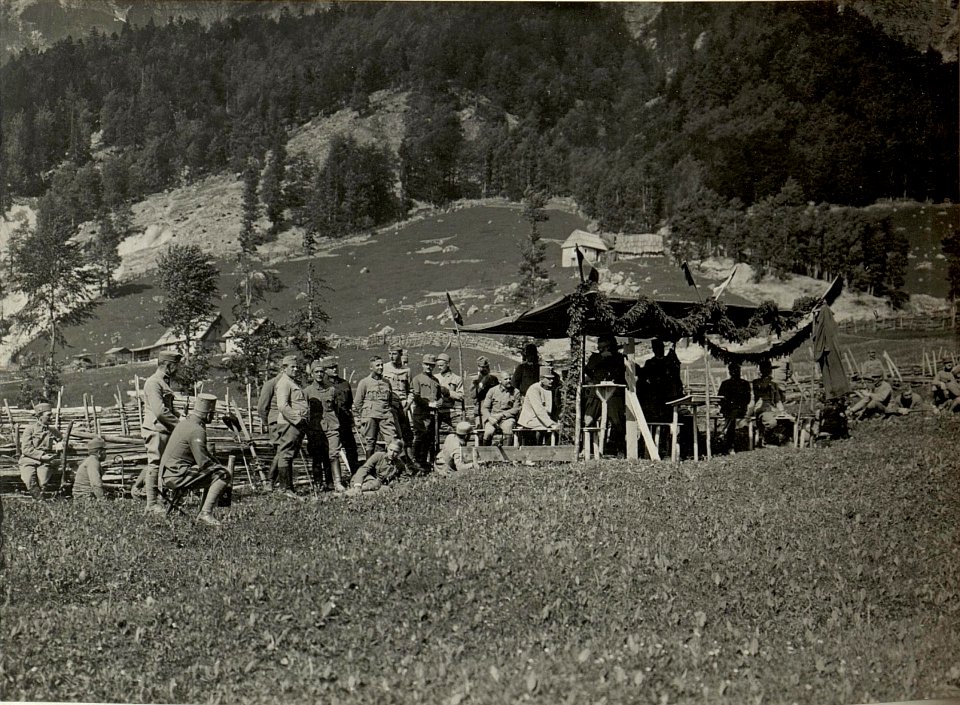 Offiziers Scheibenschiessen mit BAUMBACHHüTTE. Aufgenommen am 21. Juli 1916. (BildID 15478598)
