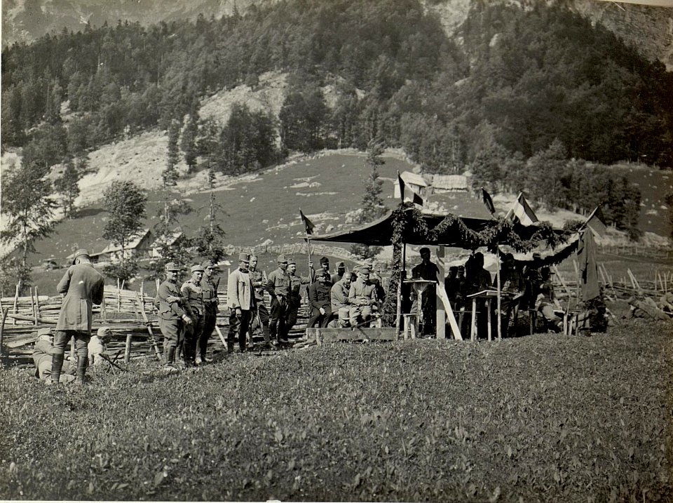 Offiziers Scheibenschiessen mit BAUMBACHHüTTE. Aufgenommen am 21. Juli 1916. (BildID 15478626)