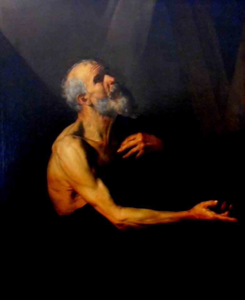 Saint Andrew (about 1615-1618) by Jusepe de Ribera (Xàtiva 1591-Naples 1652) - Museum Quadreria dei Girolamini in Naples (44472997494)