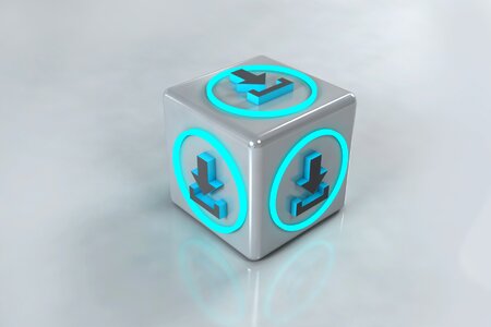 Downloads symbol illustration