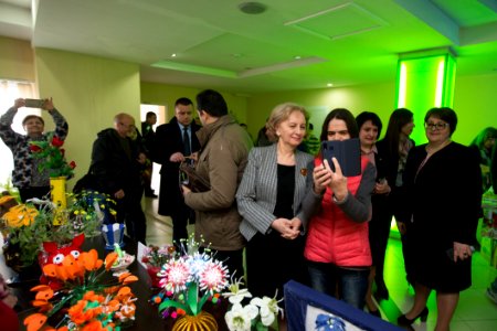 04.12.2019 Participarea Președintelui Parlamentului la deschiderea Expoziției cu vânzare a lucrărilor confecționate de către persoane cu dizabilități și copii din centrele de plasament (49168049177)