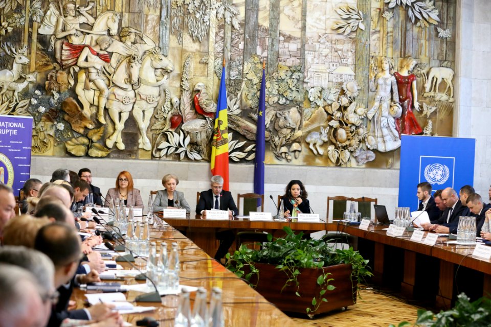 09.12.2019 Participarea Președintelui Parlamentului la deschiderea celei de-a 14-a ediție a Conferinței Naționale Anticorupție - „Abordarea sectorială a corupției Progrese şi deficiențe” (49192347051)