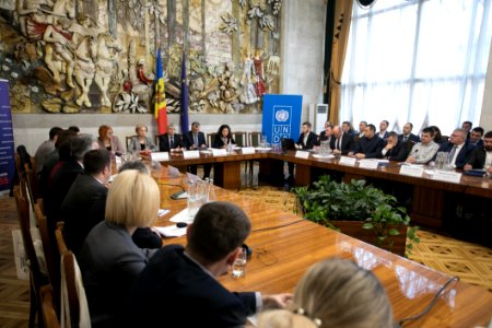 09.12.2019 Participarea Președintelui Parlamentului la deschiderea celei de-a 14-a ediție a Conferinței Naționale Anticorupție - „Abordarea sectorială a corupției Progrese şi deficiențe” (49192542287)