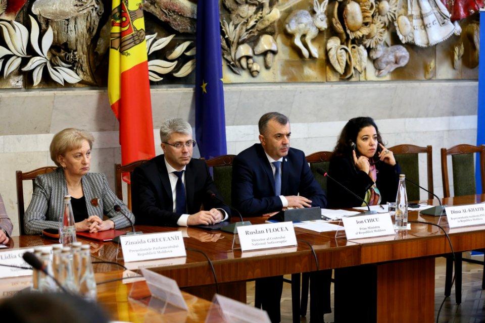 09.12.2019 Participarea Președintelui Parlamentului la deschiderea celei de-a 14-a ediție a Conferinței Naționale Anticorupție - „Abordarea sectorială a corupției Progrese şi deficiențe” (49192345531)