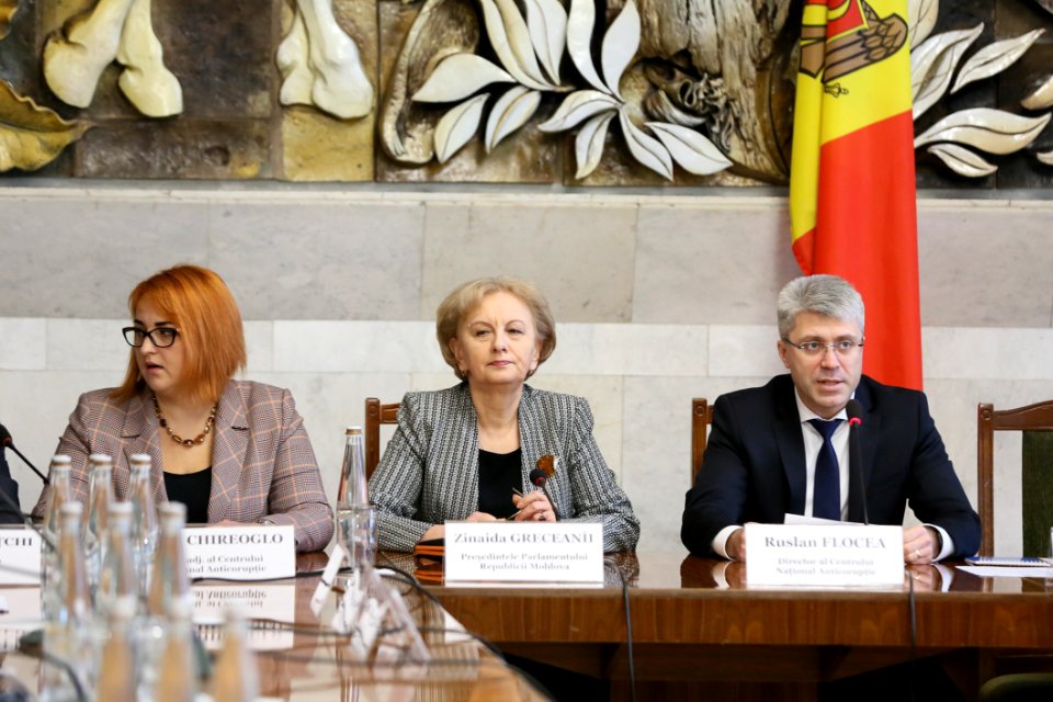 09.12.2019 Participarea Președintelui Parlamentului la deschiderea celei de-a 14-a ediție a Conferinței Naționale Anticorupție - „Abordarea sectorială a corupției Progrese şi deficiențe” (49192545237)