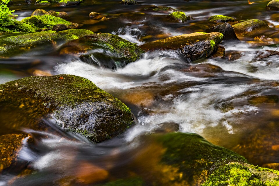 Landscape stones flow