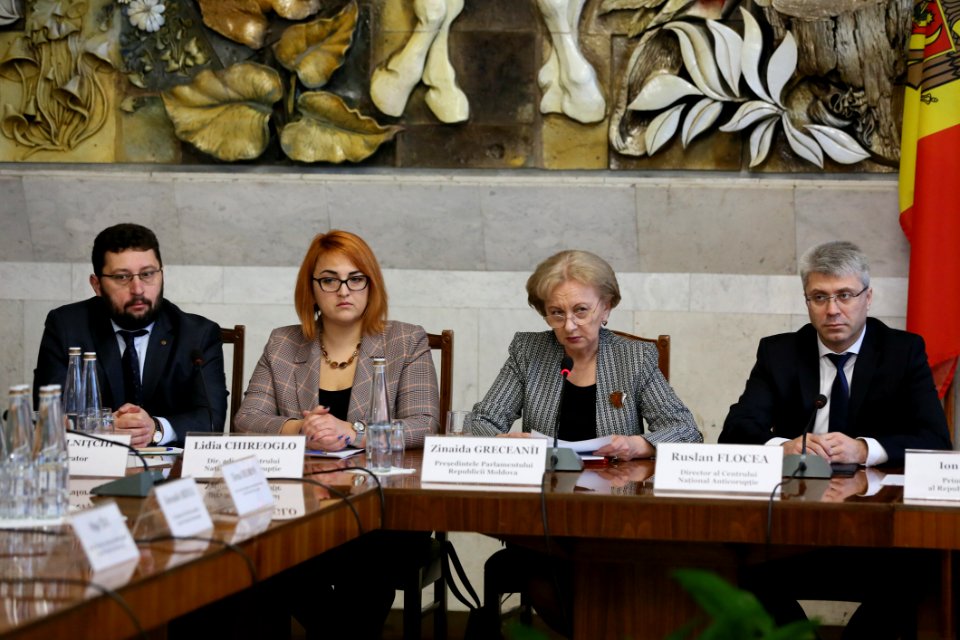 09.12.2019 Participarea Președintelui Parlamentului la deschiderea celei de-a 14-a ediție a Conferinței Naționale Anticorupție - „Abordarea sectorială a corupției Progrese şi deficiențe” (49192544637)